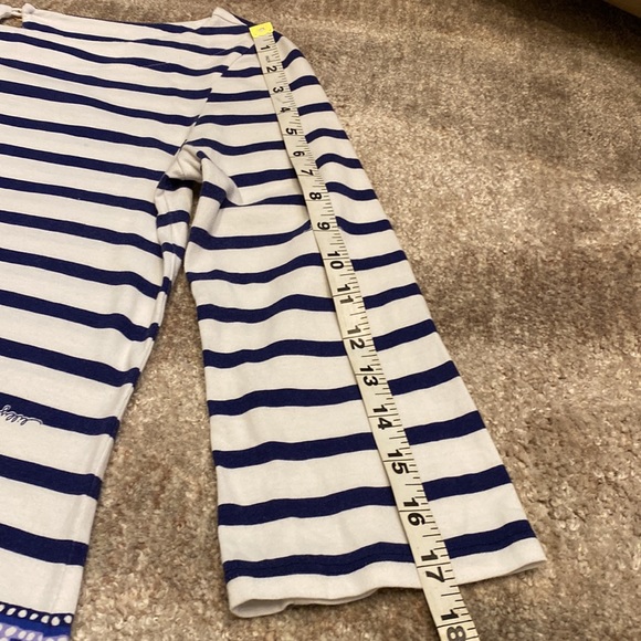 Lilly Pulitzer Navy and White striped top, Small EUC - Picture 6 of 8